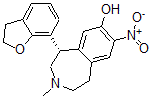 CAS 登录号:128022-68-4, (1S)-1-(2,3-二氢-1-苯并呋喃-7-基)-3-甲基-7-硝基-1,2,4,5-四氢-3-苯并氮杂卓-8-醇