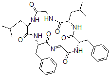 CAS 登录号：128050-89-5， 环(苯丙氨酰-亮氨酰-甘氨酰-亮氨酰-苯丙氨酰-甘氨酰)