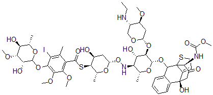 CAS 登录号：128050-91-9， 加利车霉素epsilon