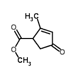 CAS 登录号：128350-67-4， 甲基2-甲基-4-氧代-2-环戊烯-1-羧酸酯
