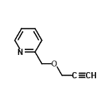 CAS 登录号：128813-27-4， 2-(丙-2-炔氧基甲基)吡啶