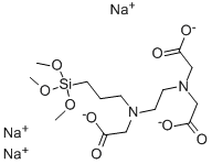 CAS#: 128850-89-5, 3,6-Bis(Carboxymethyl)-10,10-Dimethoxy-11-Oxa-3,6-Diaza-10-Siladodecanoic Acid Sodium Salt (1:3)