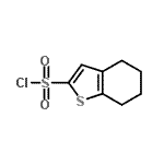 CAS 登录号：128852-17-5， 4,5,6,7-四氢-1-苯并噻吩-2-磺酰氯