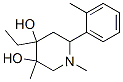 CAS#: 128887-79-6, 4-Ethyl-1,3-Dimethyl-6-(2-Methylphenyl)Piperidine-3,4-Diol