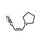 CAS 登录号：128957-41-5， (2Z)-3-(1-吡咯烷基)丙烯腈