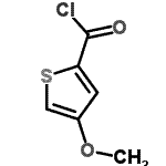 CAS 登录号：128995-59-5， 4-甲氧基-2-噻吩甲酰氯