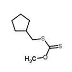 CAS 登录号：129056-00-4， S-(环戊基甲基)O-甲基二硫代碳酸酯