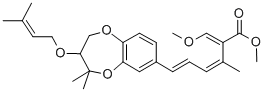CAS#: 129145-64-8, Methyl (2E,3Z,5E)-6-[(3S)-2,2-Dimethyl-3-(3-Methylbut-2-Enoxy)-3,4-Dihydro-1,5-Benzodioxepin-8-Yl]-2-(Methoxymethylidene)-3-Methylhexa-3,5-Dienoate