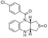 CAS 登录号：129303-29-3， [(3aS,9aR)-2-氧代-3,3a,4,9a-四氢-1H-噻吩并[3,4-b]喹喔啉-9-基]-(4-氯苯基)甲酮