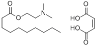 CAS#: 129320-09-8, 2-(Dimethylamino)ethyl decanoate maleate (1:1)