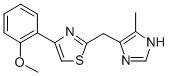 CAS#: 129486-32-4, 4-(2-Methoxyphenyl)-2-[(5-Methyl-1H-Imidazol-4-Yl)Methyl]-1,3-Thiazole