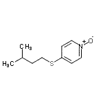 CAS 登录号：129598-82-9， 4-[(3-甲基丁基)硫基]吡啶1-氧化物