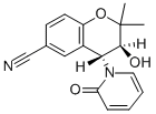 CAS 登录号:129729-66-4, (3S)-3-羟基-2,2-二甲基-4-(2-氧代吡啶-1-基)色满-6-甲腈