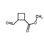 CAS#: 129740-69-8, Methyl 2-Formylcyclobutanecarboxylate