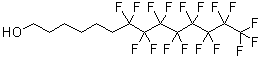 CAS 登录号：129794-54-3， 7,7,8,8,9,9,10,10,11,11,12,12,13,13,14,14,14-十七氟-1-十四烷醇