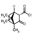 CAS 登录号：129940-79-0， (1R,2S,4R)-4,7,7-三甲基-3-氧代双环[2.2.1]庚烷-2-甲酰氯