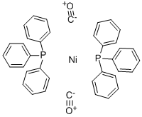 CAS 登录号：13007-90-4， (T-4)-二羰基二(三苯基膦)-镍
