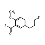 CAS 登录号：130161-11-4， 5-(3-氟丙基)-2-甲氧基苯甲酰基氟化物