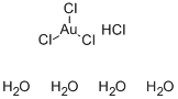CAS#: 1303-50-0, Hydrogen Tetrachloroaurate(III) Tetrahydrate