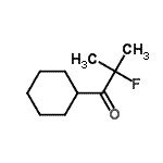CAS 登录号：130485-81-3， 1-环己基-2-氟-2-甲基-1-丙酮