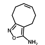 CAS 登录号：13054-49-4， (6Z)-4,5,8,9-四氢环辛四烯并[c][1,2]恶唑-3-胺
