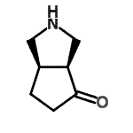 CAS 登录号：130658-11-6， (3aS,6aR)-六氢环戊并[c]吡咯-4(1H)-酮