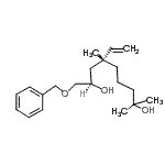CAS 登录号:130675-14-8, (2R,4R)-1-(苄氧基)-4,8-二甲基-4-乙烯基-2,8-壬烷二醇