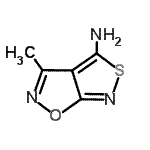 CAS 登录号：130783-71-0， 3-甲基[1,2]噻唑并[4,3-d][1,2]恶唑-4-胺