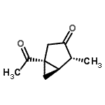 CAS 登录号：130912-77-5， (1R,4R,5R)-1-乙酰基-4-甲基双环[3.1.0]己烷-3-酮
