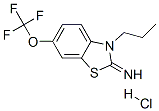 CAS 登录号:130997-63-6, 3-丙基-6-(三氟甲氧基)-1,3-苯并噻唑-2-亚胺盐酸盐