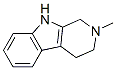 CAS#: 13100-00-0, 2-Methyl-9H-1,2,3,4-tetrahydropyrido(3,4-b)indole