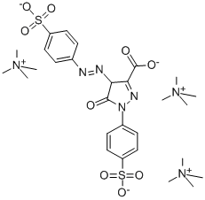 CAS#: 131013-81-5, Acid yellow 23, tetramethylammonium salt