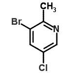 CAS 登录号：131036-39-0， 3-溴-5-氯-2-甲基吡啶