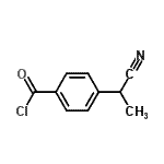 CAS 登录号：131048-66-3， 4-(1-氰基乙基)苯甲酰氯