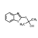 CAS 登录号：131123-88-1， 2-(1,3-苯并噻唑-2-基硫基)-2-丙醇