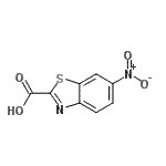 CAS 登录号：131123-99-4， 6-硝基-1,3-苯并噻唑-2-羧酸