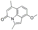 CAS#: 131195-83-0, 2,6-Dimethyl-9-Methoxy-4H-Pyrrolo(3,2,1-ij)Quinolin-4-One