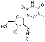 CAS 登录号：131232-94-5， 1-[(2R,3S,4S,5R)-3-叠氮基-4-羟基-5-(羟基甲基)四氢呋喃-2-基]-5-甲基嘧啶-2,4-二酮
