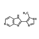 CAS 登录号：131278-82-5， 2-(5-甲基-1H-咪唑-4-基)-1H-咪唑并[4,5-c]吡啶