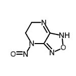 CAS 登录号：131357-58-9， 4-亚硝基-1,4,5,6-四氢[1,2,5]恶二唑并[3,4-b]吡嗪