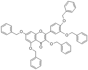 CAS#: 13157-90-9, 2-[3,4-Bis(Phenylmethoxy)Phenyl]-3,5,7-Tris(Phenylmethoxy)Chromen-4-One