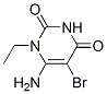 CAS 登录号：131598-61-3， 6-氨基-5-溴-1-乙基嘧啶-2,4-二酮