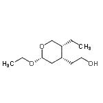 CAS 登录号：131815-09-3， 2-[(2R,4R,5R)-2-乙氧基-5-乙基四氢-2H-吡喃-4-基]乙醇