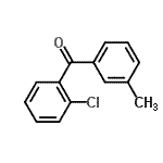 CAS 登录号：131822-46-3， (2-氯苯基)(3-甲基苯基)甲酮