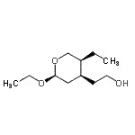 CAS 登录号：131831-84-0， 2-[(2S,4S,5S)-2-乙氧基-5-乙基四氢-2H-吡喃-4-基]乙醇