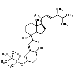 CAS#: 131852-63-6, (3S,5Z,8xi,14xi,22E)-3-{[Dimethyl(2-Methyl-2-Propanyl)Silyl]Oxy}-9,10-Secoergosta-5,10,22-Triene-7,8-Diol