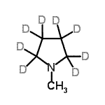 CAS 登录号：131857-29-9， 1-甲基(<sup>2</sup>H<sub>8</sub>)吡咯烷