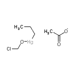 CAS 登录号：1319-86-4， 氯甲氧基(丙基)汞乙酸酯