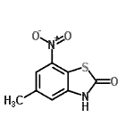 CAS 登录号：131908-96-8， 5-甲基-7-硝基-1,3-苯并噻唑-2(3H)-酮