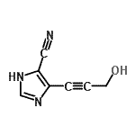 CAS 登录号：132252-29-0， 4-(3-羟基-1-丙炔-1-基)-1H-咪唑-5-甲腈